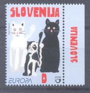 Slowenien Slovenia 2006 MINT MNH **: Europa Cept: Cats Katze Chat Gatto Gato; Integration Of Immigrants - Autres & Non Classés