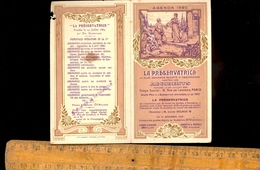 Petit Mini Calendrier 1920 Assurances LA PRESERVATRICE Accidents Rue De Londres Paris / Défaut - Grand Format : 1901-20