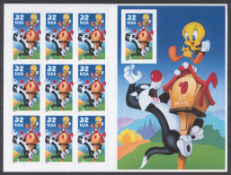~~~ USA 1998 - Tweety Sylvester Looney Tunes IMPERFORATED - Sc. 3205 ** MNH - CV. 10.00 US$ ~~~ - Nuevos
