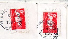 H638  Variétés De Décalage Sur Briat Tvp 1997 - Used Stamps