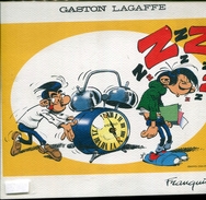 Magnifique Ex Libris 24x21 Cm Franquin Gaston Lagaffe Ed Marsu Tbe - Franquin