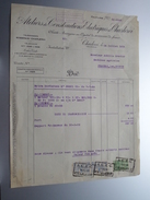 Ateliers De Constructions Electriques De Charleroi () ( Facture / Tax ) 1926 > Frasnes ! - Electricity & Gas