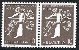 * PAIRE .f.i. TIMBRES NEUFS 1939 C/.S.B.K. Nr:233yRM/Z26e. MICHEL Nr:349yR/W15.* AVEC MARQUE DE CONTROLE.* - Coil Stamps