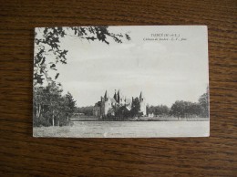 Carte Postale Ancienne De Tiercé: Château De Simbré - Tierce