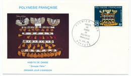 POLYNESIE FRANCAISE - FDC - Habits De Danse De Polynésie - Papeete - Juillet 1979 - FDC