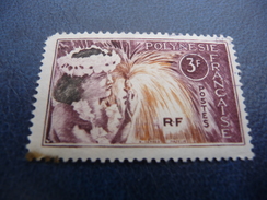 TIMBRE    POLYNESIE    N  28     COTE  1,10  EUROS  OBLITERE - Usados