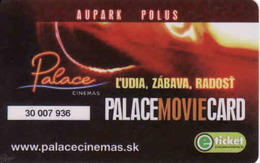 Slovakia, Palace Cinema Card, Aupark Polus - Sonstige & Ohne Zuordnung