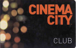 Czech Republic,  Club, Cinema City Card - Andere & Zonder Classificatie