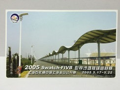 2005 Swatch Five Beach Volletyball, CHINA POSTCARD - Voleibol