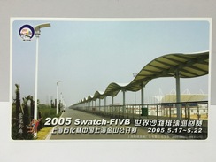 2005 Swatch Five Beach Volletyball, CHINA POSTCARD - Volleyball