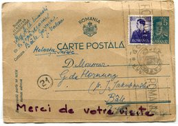 - Romania - Roumanie - De Baile Govora - Carte Postala , 1942, 2 Timbres, Pour Bonn, Bale, BE, Scans. - Romania