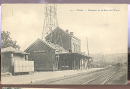 Cpa Thuin  Gare Ouest  1910 - Thuin