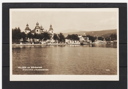 ZAK544 POSTKARTE VELDEN Am WÖRTHERSEE SCHLOSS Und KURGARTEN  UNGEBRAUCHT - Velden