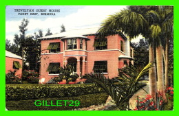 PAGET EAST, BERMUDA - TREVELYAN GUEST HOUSE - TRAVEL IN 1954 - - Bermuda