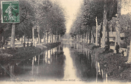 CPA 10 BAR SUR SEINE LE CANAL 1912 - Bar-sur-Seine