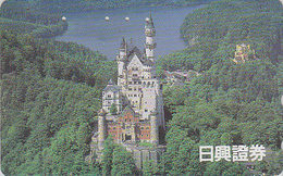 Télécarte Japon / 110-011 - CHATEAU De NEUSCHWANSTEIN - CASTLE GERMANY Japan Phonecard - SCHLOSS  - Site 31 - Paysages