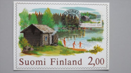 Finnland 810 Yt 775, Maximumkarte MK/CM, SST WIPA ´81, Sauna An Binnensee - Maximumkarten (MC)