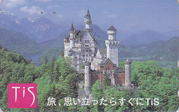 Télécarte Japon / 110-011 - CHATEAU NEUSCHWANSTEIN - CASTLE GERMANY Japan Phonecard - SCHLOSS  - Site 34 - Paysages
