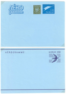 Norwegen, 2 Aerogramme **, - Covers & Documents