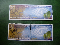 TIMBRES   GRECE   EUROPA   2001   N  2054  A  2057   COTE  17,00  EUROS   NEUFS  LUXE** - 2001