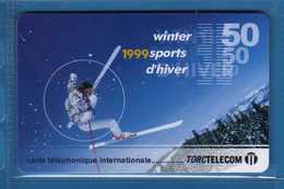 FRANCE - Telecom°(6) - WINTER Sport D'Hiver 1999.  50 U,    .vedi Descrizione. - Otros & Sin Clasificación