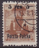 POLAND Warsaw Provisional Ovpt 1918 Fi 2 Used - Used Stamps