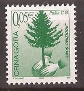 2002  4  CRNA GORA  MONTENEGRO FAUNA  FOREST ALBERI  MNH - Trees