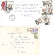 2 LETTERE X ITALIA - Lettres & Documents