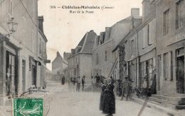 V9959 Cpa 23 Châtelus Malvaleix - Rue De La Poste - Chatelus Malvaleix