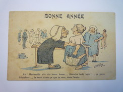 CHAGNY  :  Carte Humoristique  " Ah ! Madmazille Vie Vite Bouss Bouss...macache !... - Chagny