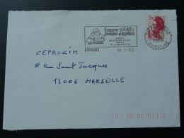 24 Dordogne Bergerac Semaine Philatélique 1985 - Flamme Sur Lettre Postmark On Cover - Bandes Dessinées