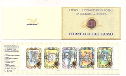 7001 1993 Tasso E La Storia Postale Libretto Completo 5 Francobolli Duomo Milano - Carnets