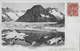 MERJELENSEE → Teils Zugefrorener Merjelensee Anno 1905 - Lens