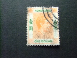 HONG KONG 1938 - 48 GEORGE VI Yvert 154 º FU - Oblitérés