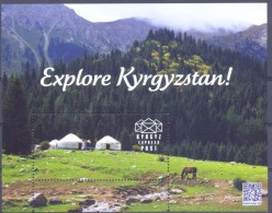 2016. Kyrgyzstan, Explore Kyrgyzstan!, Souvenir Sheet Issued By Kyrgyz Express Post, Mint/** - Kyrgyzstan