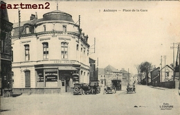 AULNOYE PLACE DE LA GARE CAFE CENTRAL HOTEL 59 - Aulnoye