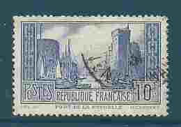 = Yvert N° 261 - 10f Port De La Rochelle Type 1 - Used Stamps