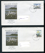 Greenland 1989. 2 Letters (NOT FDC!!) - Brieven En Documenten