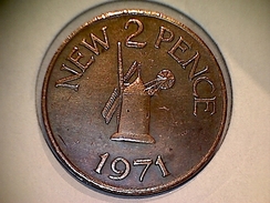 Guernsey 2 New Pence 1971 - Guernsey