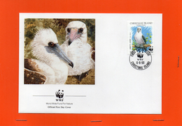 OISEAU CHRISTMAS ISLAND INDIAN OCEAN ABBOTTSBOOBY LE 06/06/1990 - Storia Postale