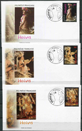 Polynésie  N° 811 à 813    S/ 3 Env. 1er Jour - Heiva. Chefs De Groupes De Danse - - Unused Stamps