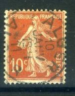 FRANCE  ( POSTE )  Y&amp;T N° 138  TIMBRE  TRES  BIEN  OBLITERE  C A D  ALGER  DU  10 01 1911 ,   A  VOIR . - Non Classés