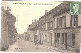 CPA Valenton La Grande Rue La Descente 94 Val De Marne Café Marchais - Valenton