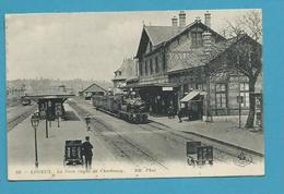 CPA 308 - Chemin De Fer Train En Gare De LISIEUX 14 - Lisieux