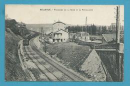 CPA 4 - Chemin De Fer Panorama De La Gare Et Du Funiculaire BELLEVUE 92 - Andere & Zonder Classificatie