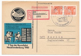 Allemagne DDR - Carte "Tag Der Raumfahrt"  - Neubrandenbourg 1985 - Europe