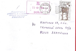 Slovakia Company Letter 2012 ... AH827 - Cartas & Documentos