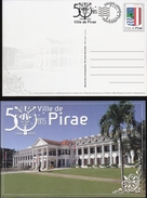 Entier / Stationery / PSC - PAP Polynésie Française CP 33 - 50 Ans De La Ville De Pirae - Enteros Postales