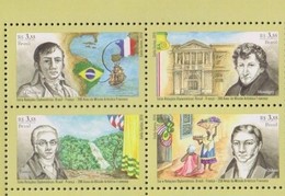 O) 2016 BRAZIL,PAINTING -NICOLAS ANTOINE TAUNAY- BAPTISTE DEBRET-FRENCH ARTISTIC MISSIONARIES INTRODUCING ART TO BRAZIL, - Unused Stamps