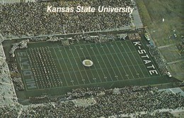 ETATS-UNIS--RARE---KANSAS STATE UNIVERSITY--manhatan --KSU STADIUM--voir 2 Scans - Manhattan